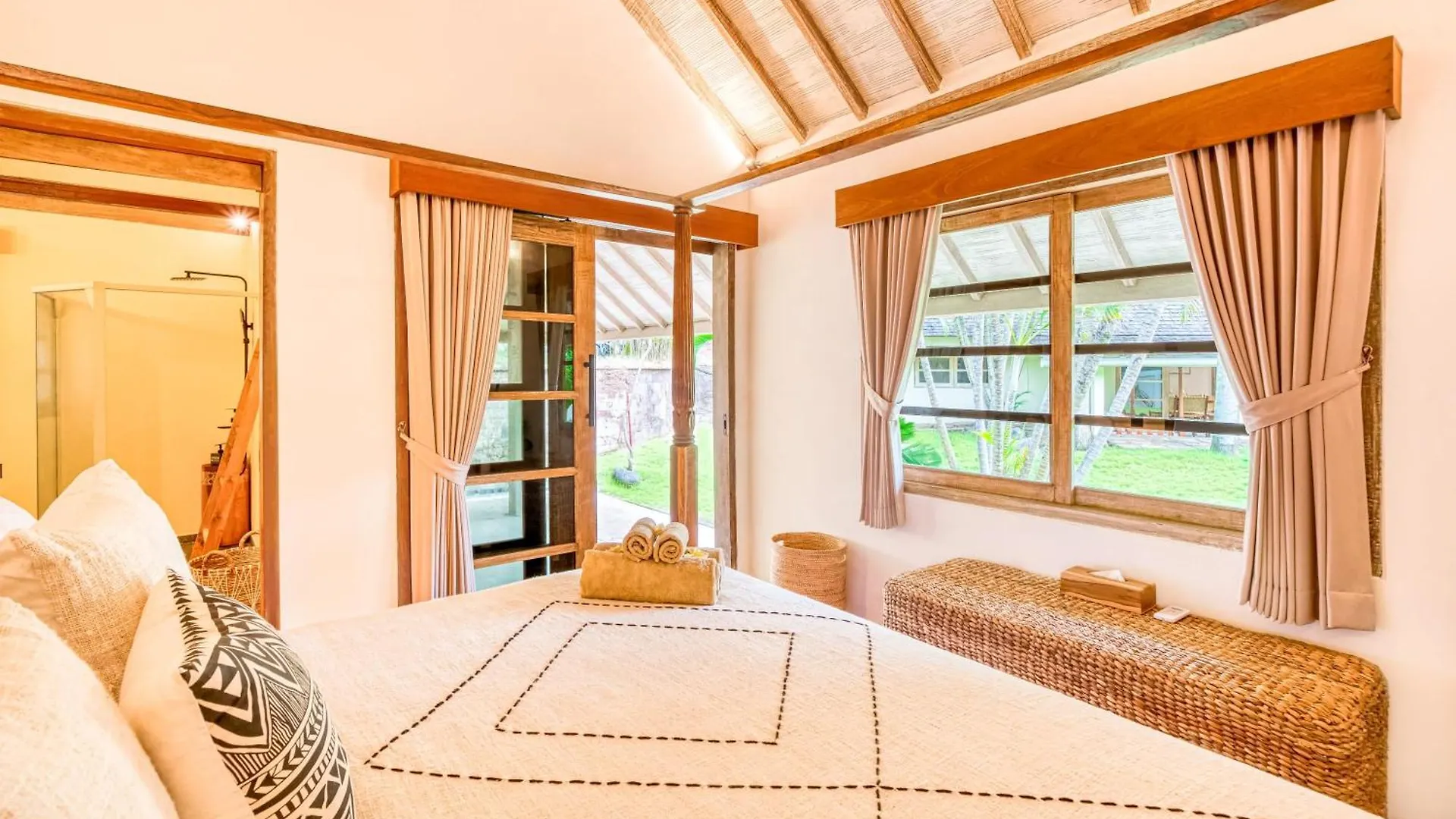 Spacious 2 Villas Combined 9 Bedrooms 2 Pools Seminyak  Indonesia